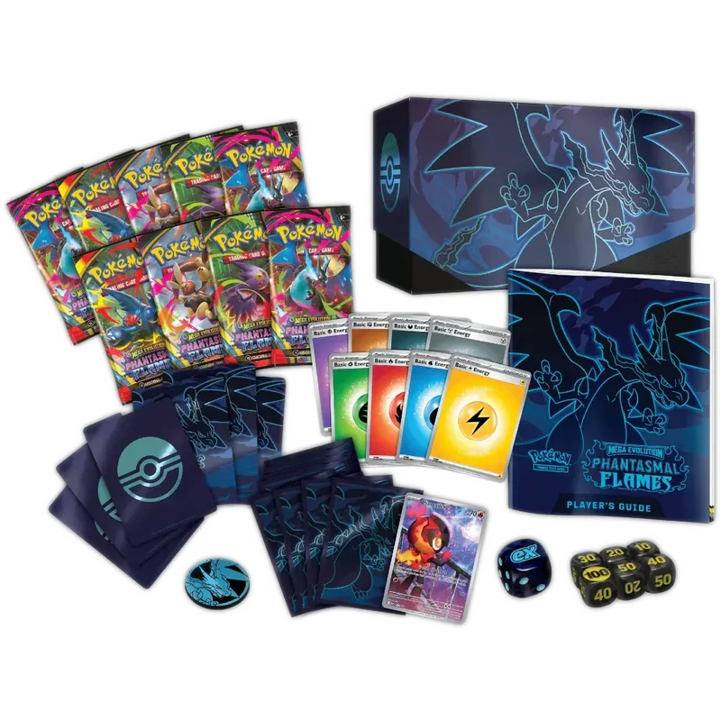 Mega Evolution: Phantasmal Flames Elite Trainer Box - Iconic Evolution