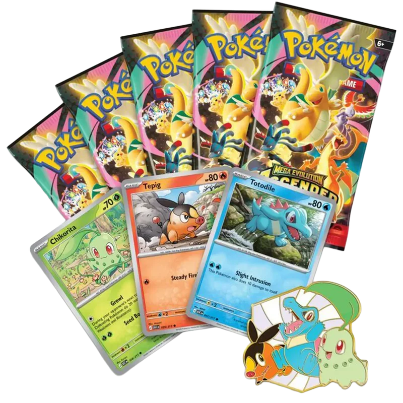 Pokémon - Mega Evolution: Ascended Heroes - First Partners Deluxe Pin Collection - Iconic Evolution
