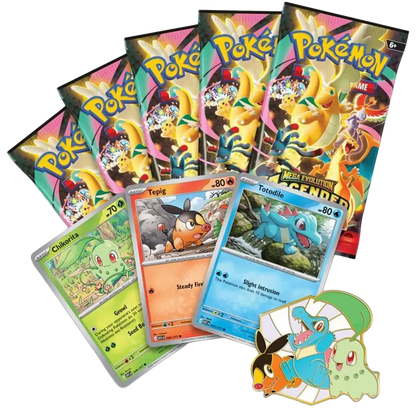 Pokémon - Mega Evolution: Ascended Heroes - First Partners Deluxe Pin Collection - Iconic Evolution