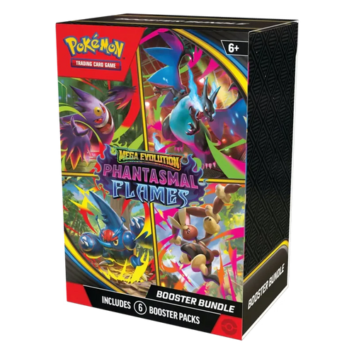 Mega Evolution: Phantasmal Flames Booster Bundle - Iconic Evolution