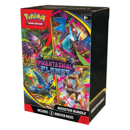Mega Evolution: Phantasmal Flames Booster Bundle - Iconic Evolution