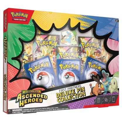 Pokémon - Mega Evolution: Ascended Heroes - First Partners Deluxe Pin Collection - Iconic Evolution