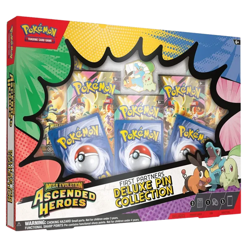 Pokémon - Mega Evolution: Ascended Heroes - First Partners Deluxe Pin Collection - Iconic Evolution