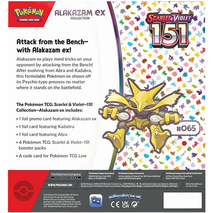Scarlet and Violet 151 - Alakazam ex Collection - Iconic Evolution